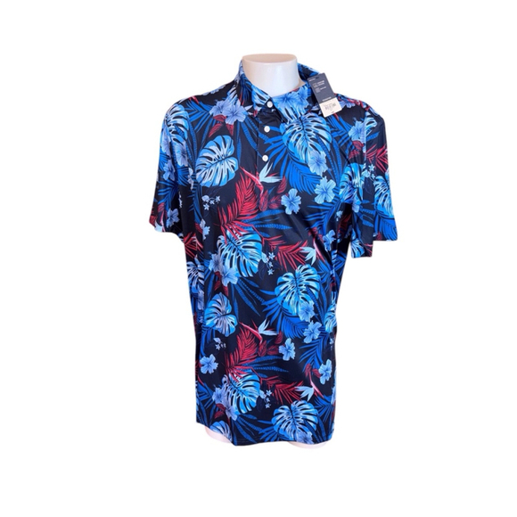 St. John’s bay Other - Men's St John’s bayTropical Shirt XL Blue Red